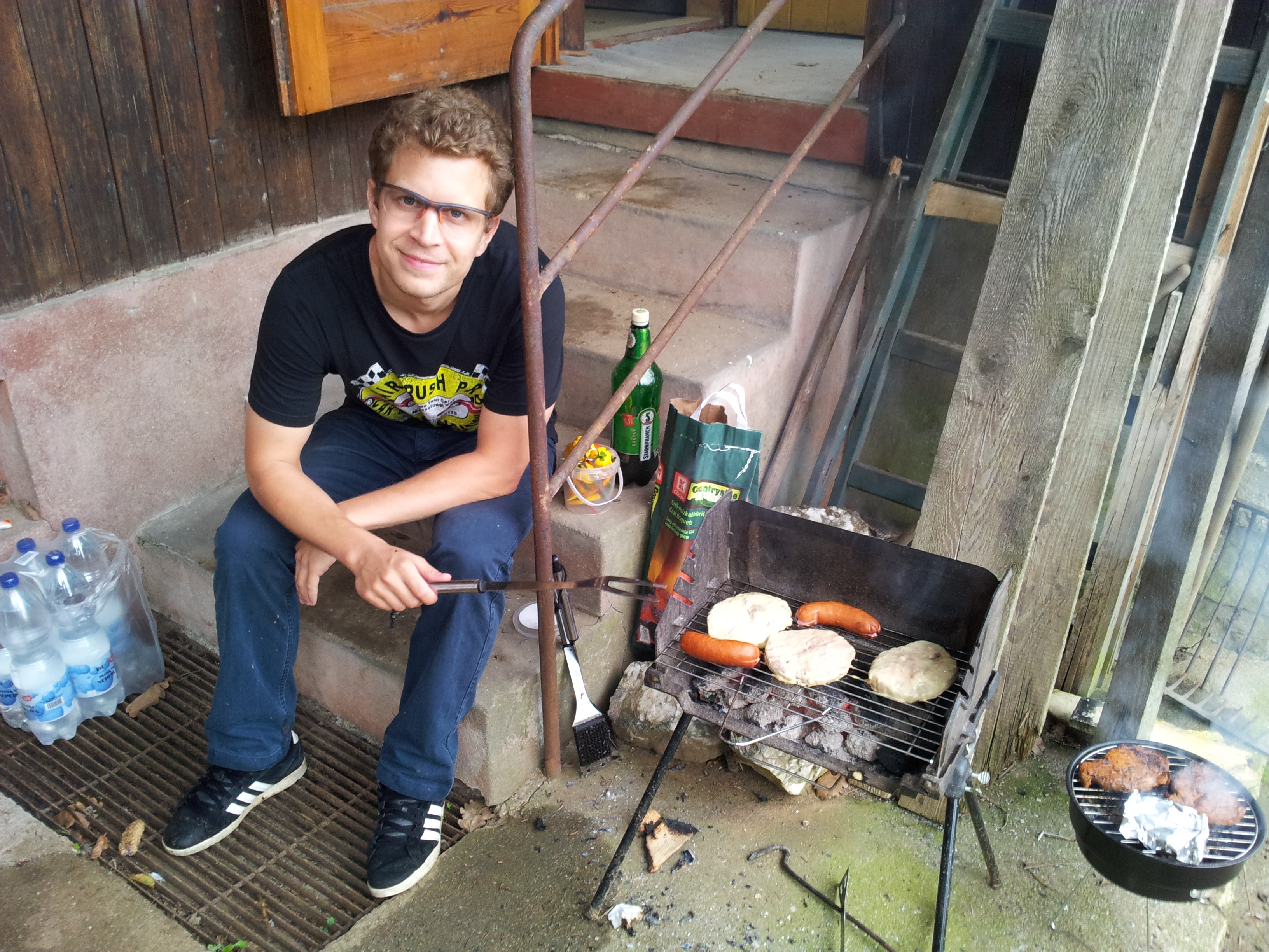 3) grilování  u Vildy